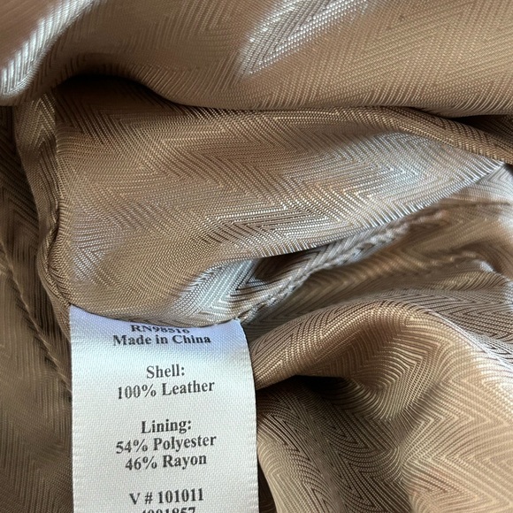 Coldwater Creek Brown Leather Vest - Picture 8 of 9